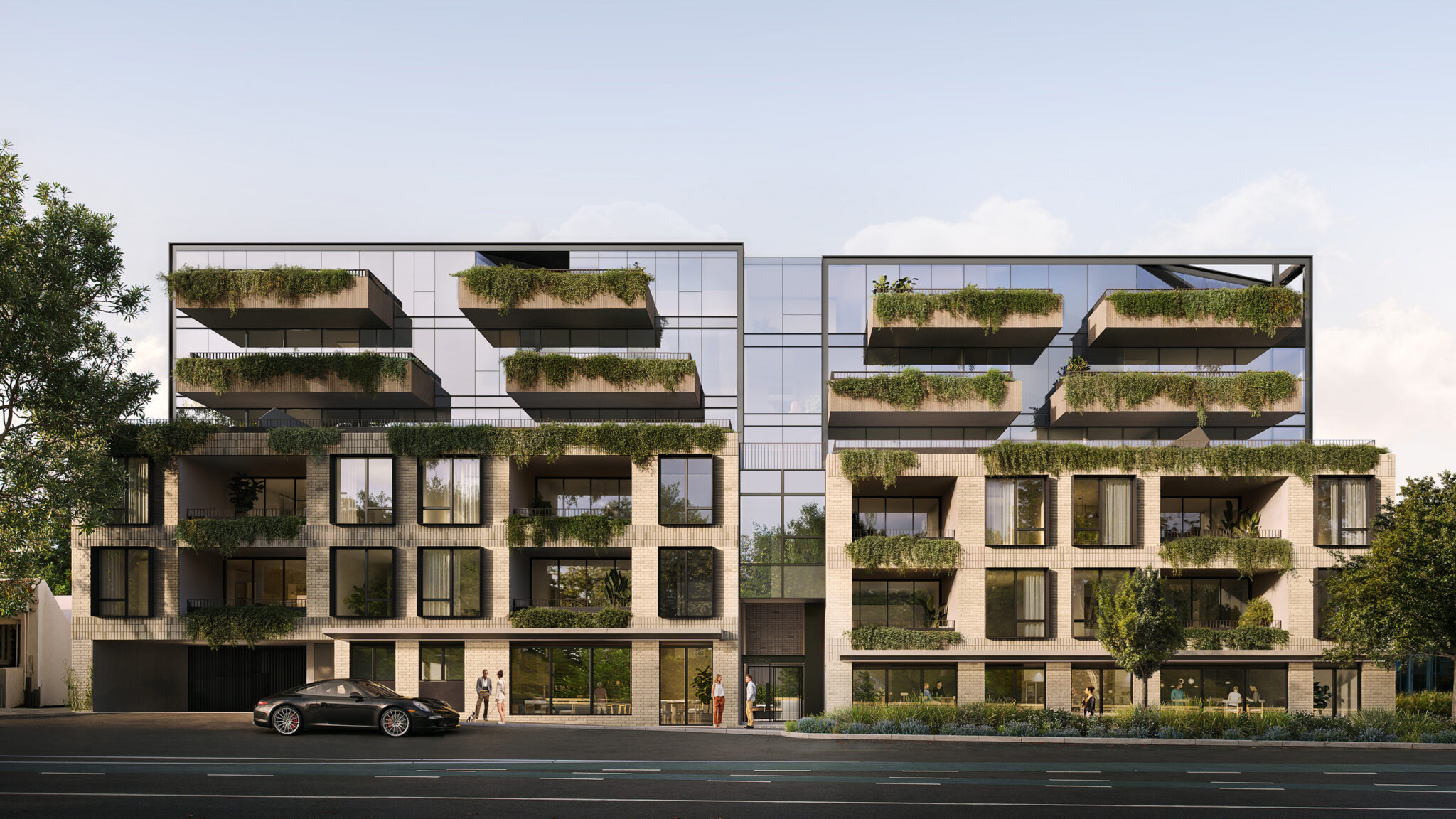 33 Queens Pde, Artist Impression, Exterior Facade