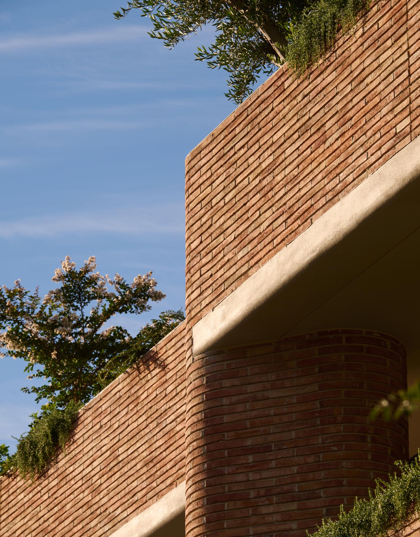 Como Toorak Facade Detail Spanish Handmade Bricks and Landscape