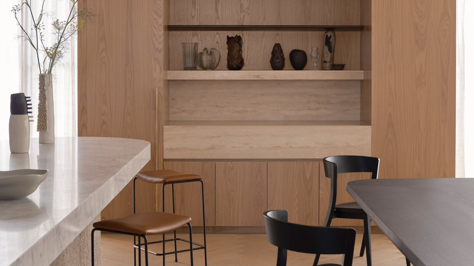 Avoca South Yarra, Kitchen Bar Detail