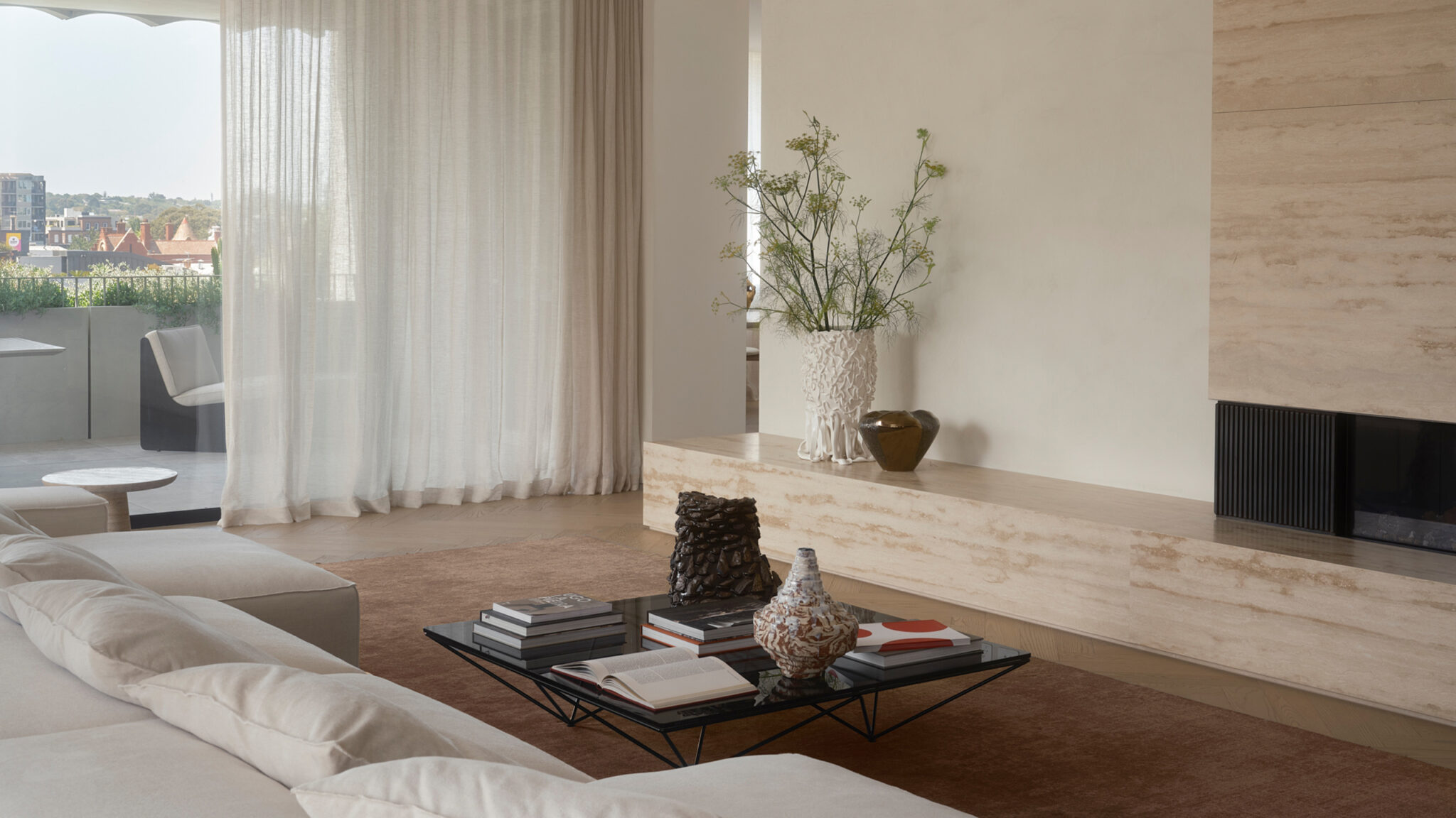 Avoca South Yarra, Living detail (Apartments)