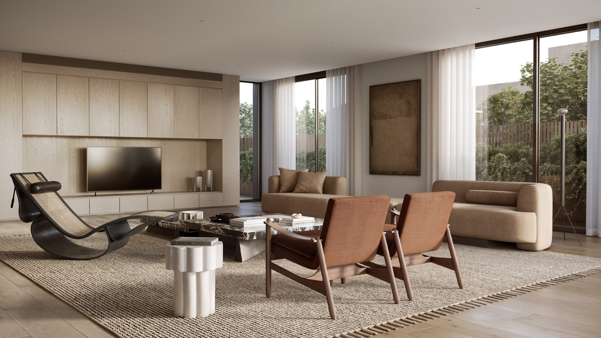 Tintern Toorak Village, Artist Impression, The Ground, Living