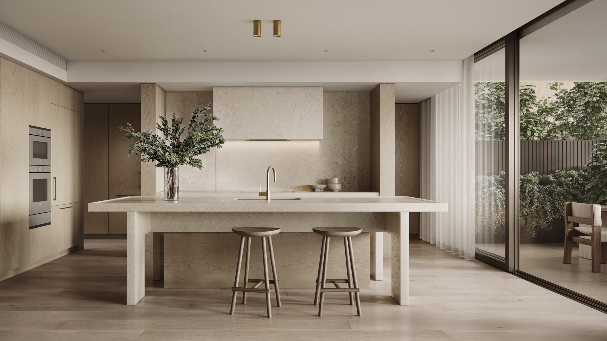 Tintern Toorak Village, Artist Impression, Typical Kitchen