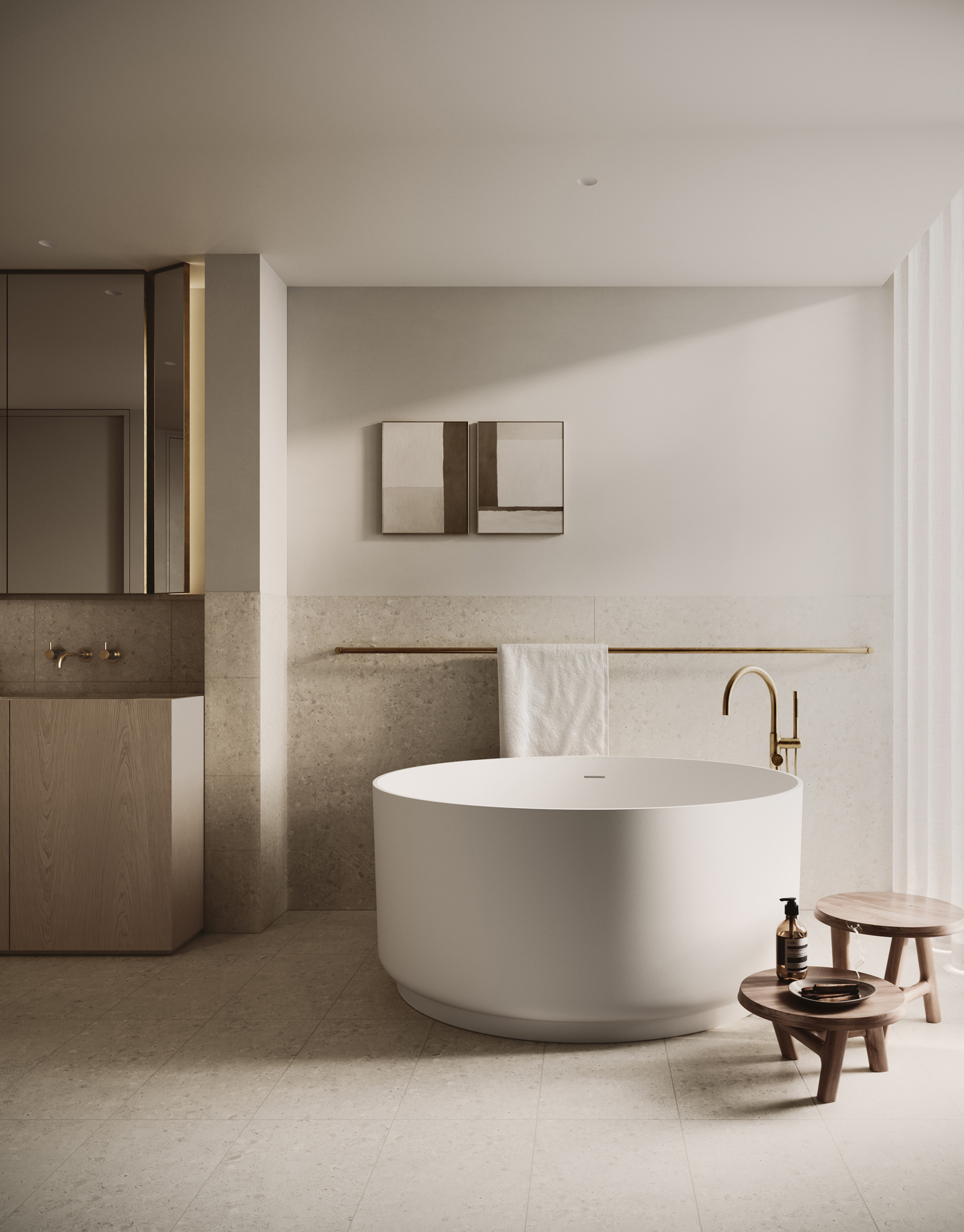 Tintern Toorak Village, Artist Impression, Master Ensuite, Penthouse