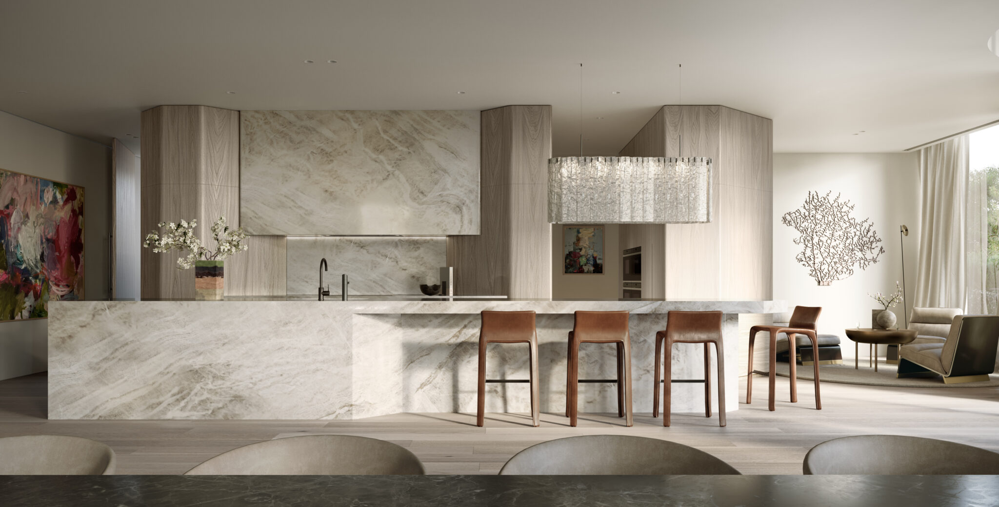 Como Toorak, Artist Impression, Penthouse Kitchen