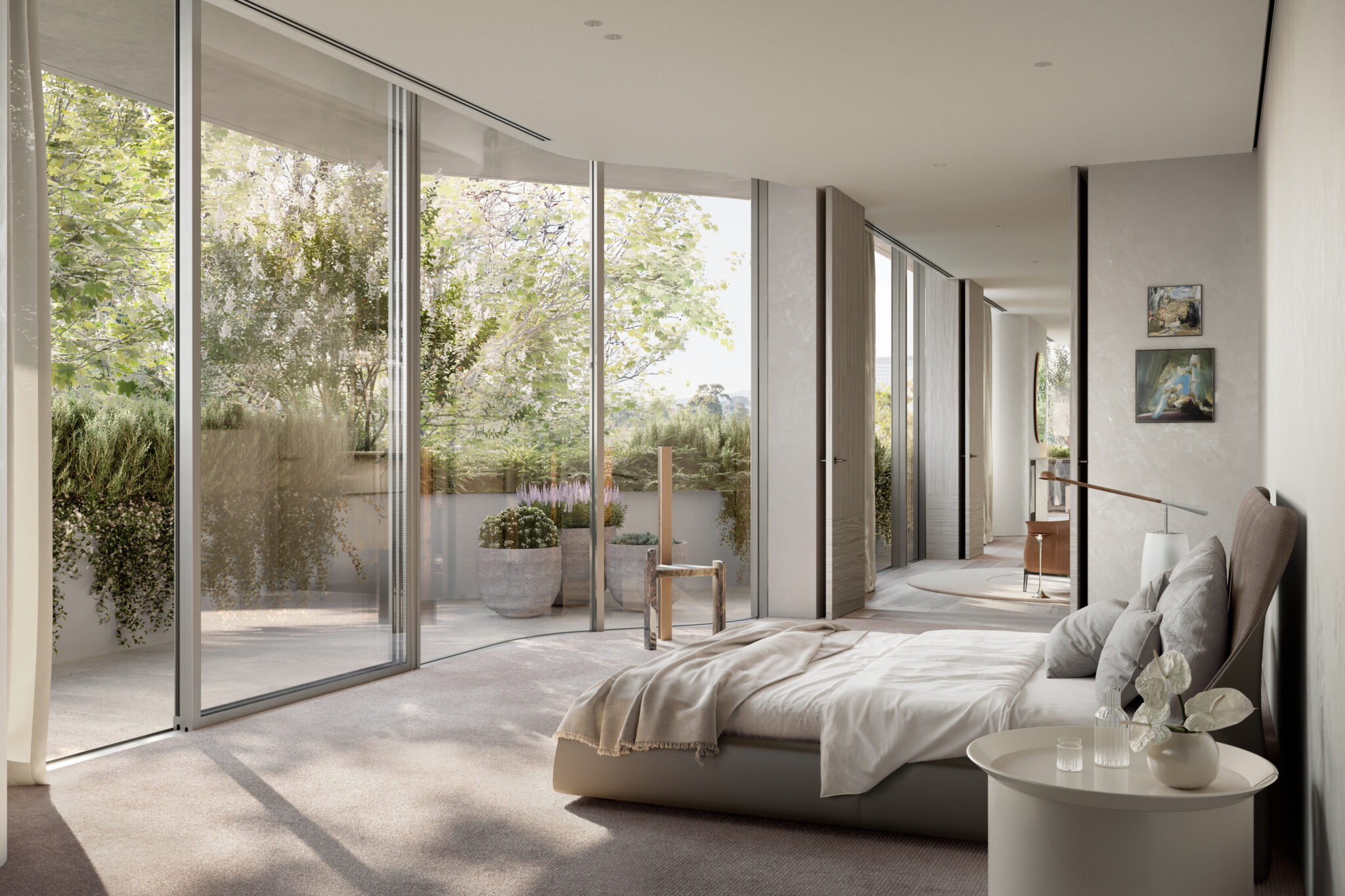Como Toorak Artist Impression, Penthouse Bedroom