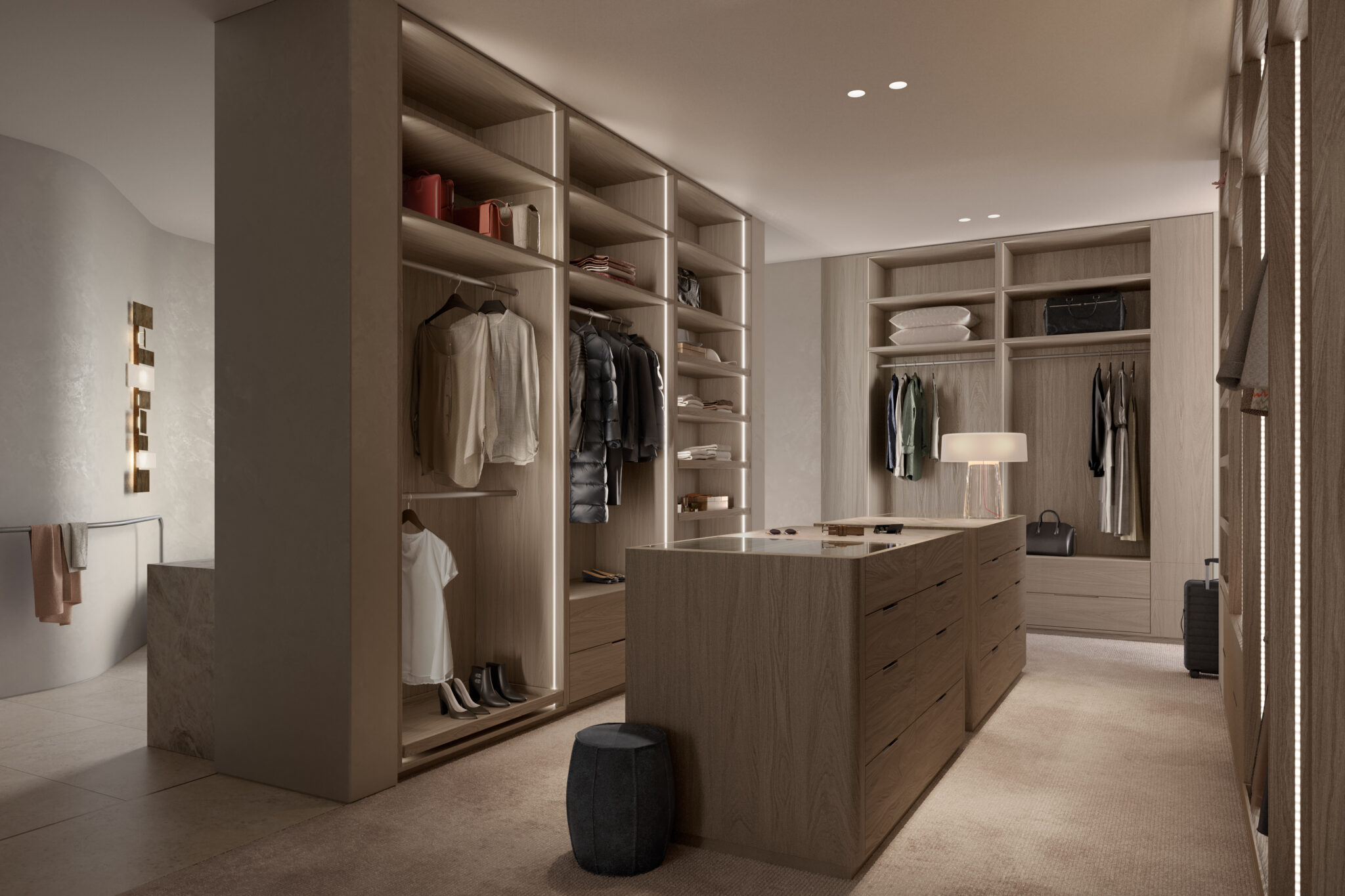 Como Toorak Artist Impression, Penthouse Wardrobe